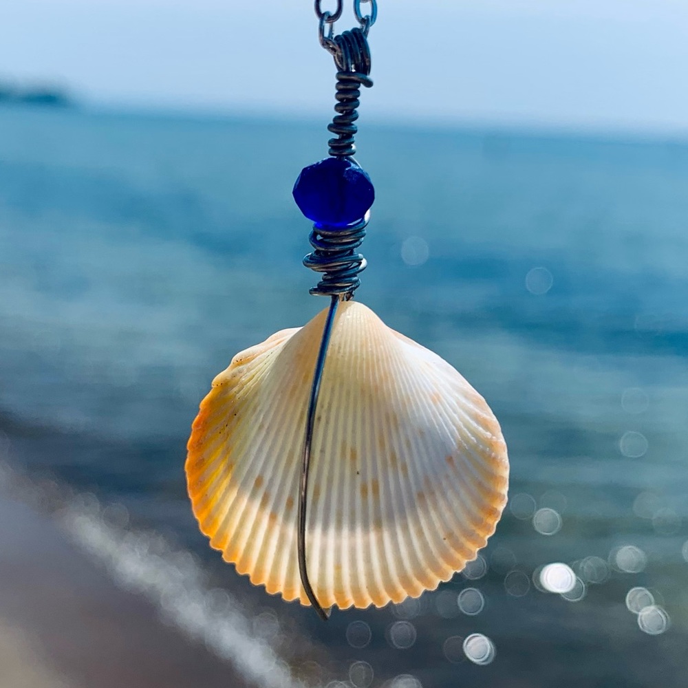 Sunshine Mermaid Seashell Necklace